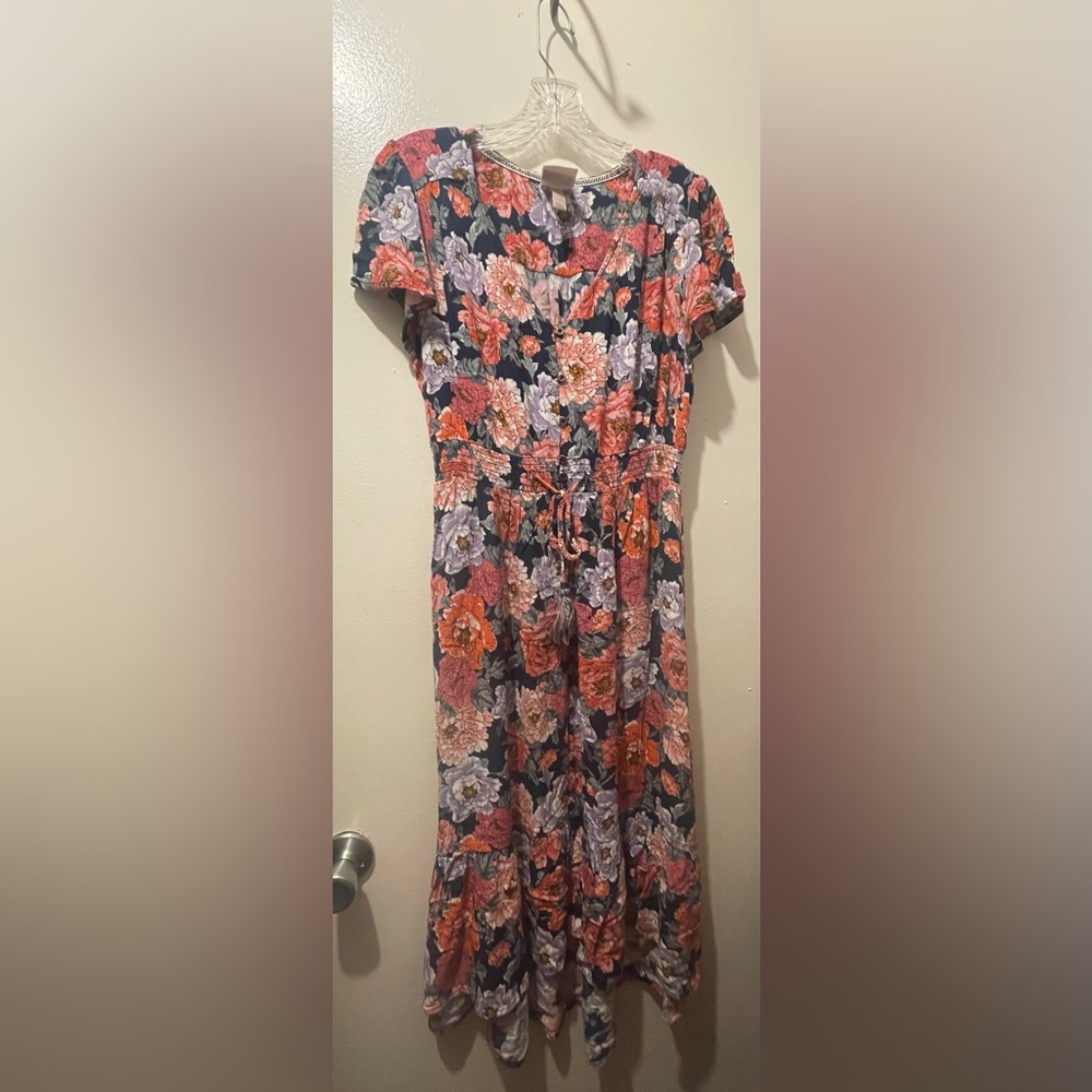 Knox Rose Floral Button-Up Dress